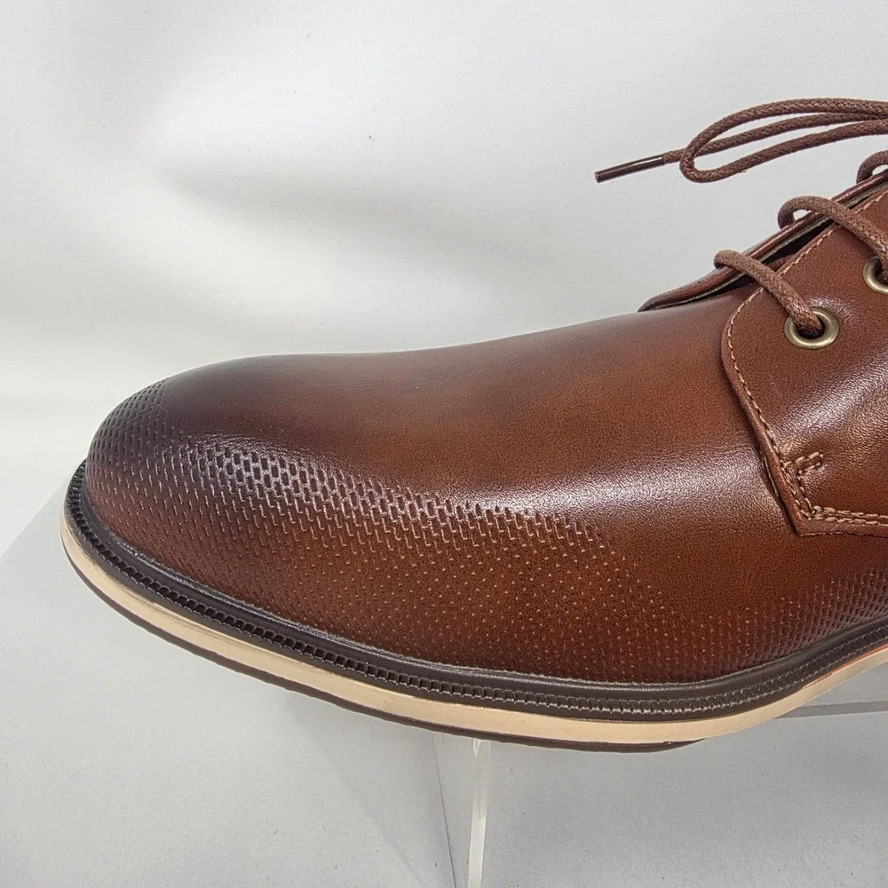 Bruno Marc Dress Shoes Mens Size 12 LG19008M Brown Casual Oxford Excellent